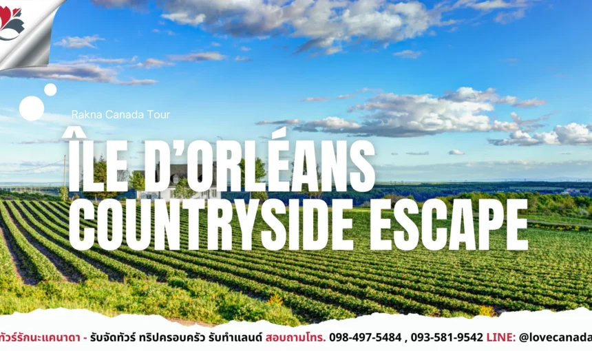 Île d’Orléans เกาะชนบทใกล้ Quebec City